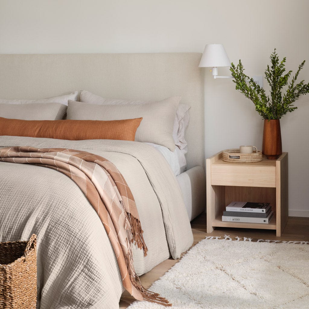 Prisha Linen Lumbar Pillow