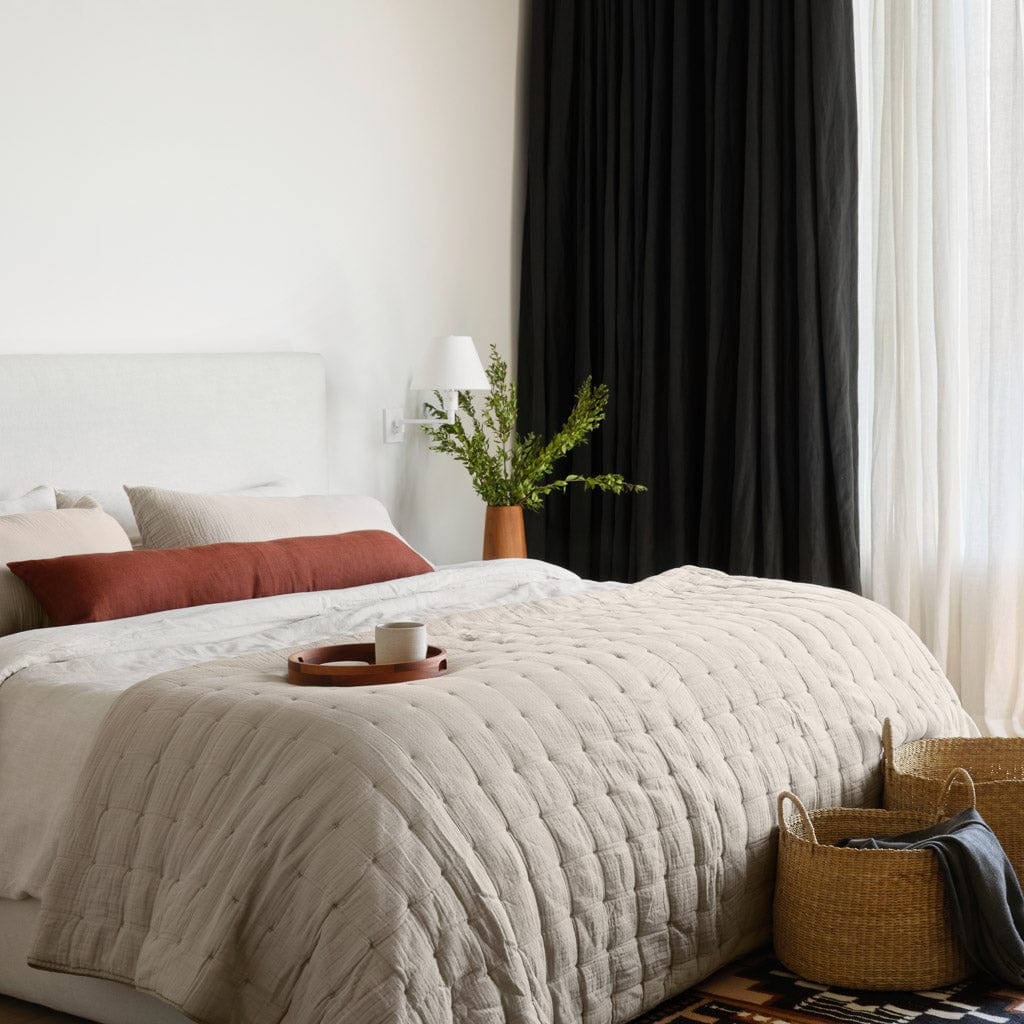 Prisha Linen Lumbar Pillow