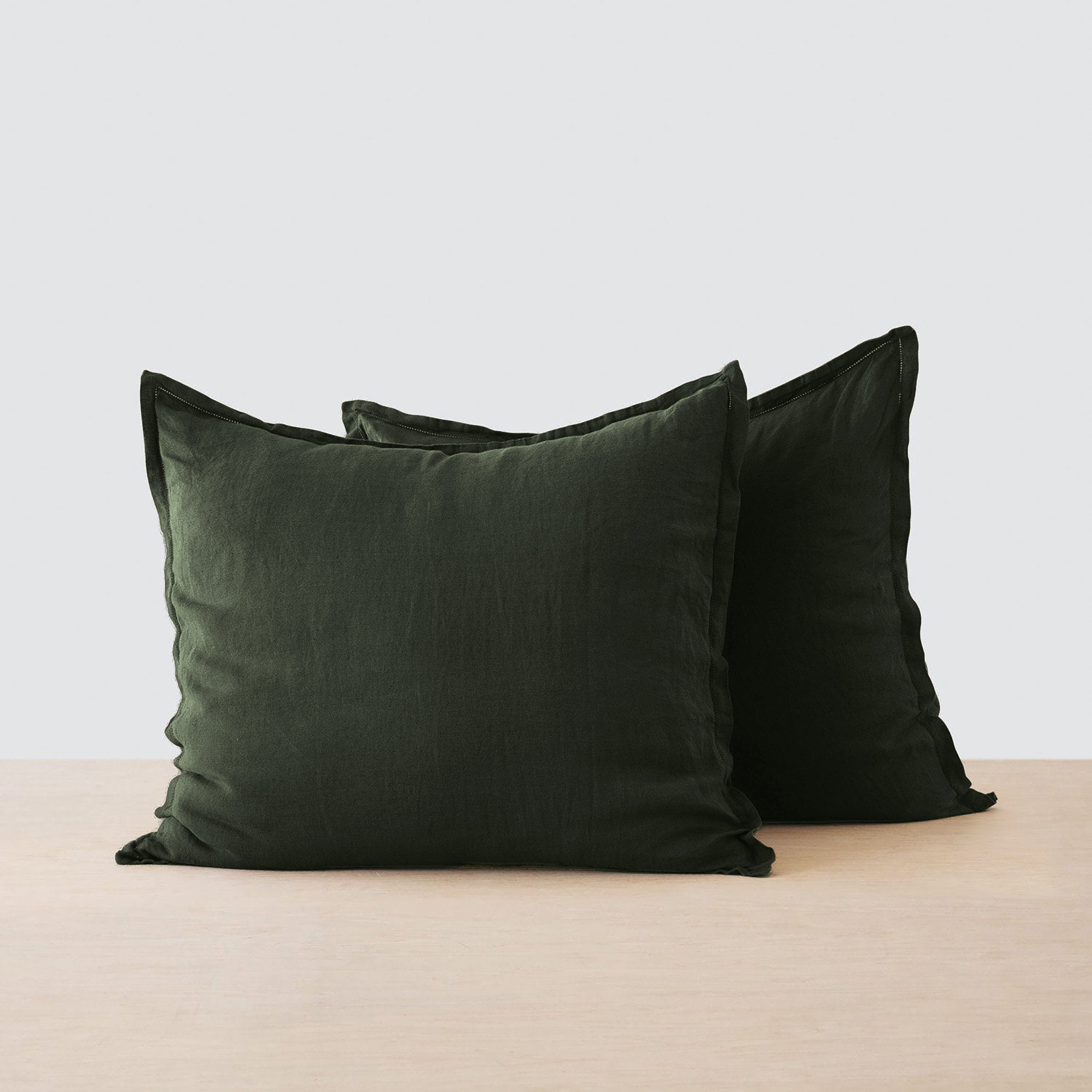 Stonewashed Linen Euro Shams