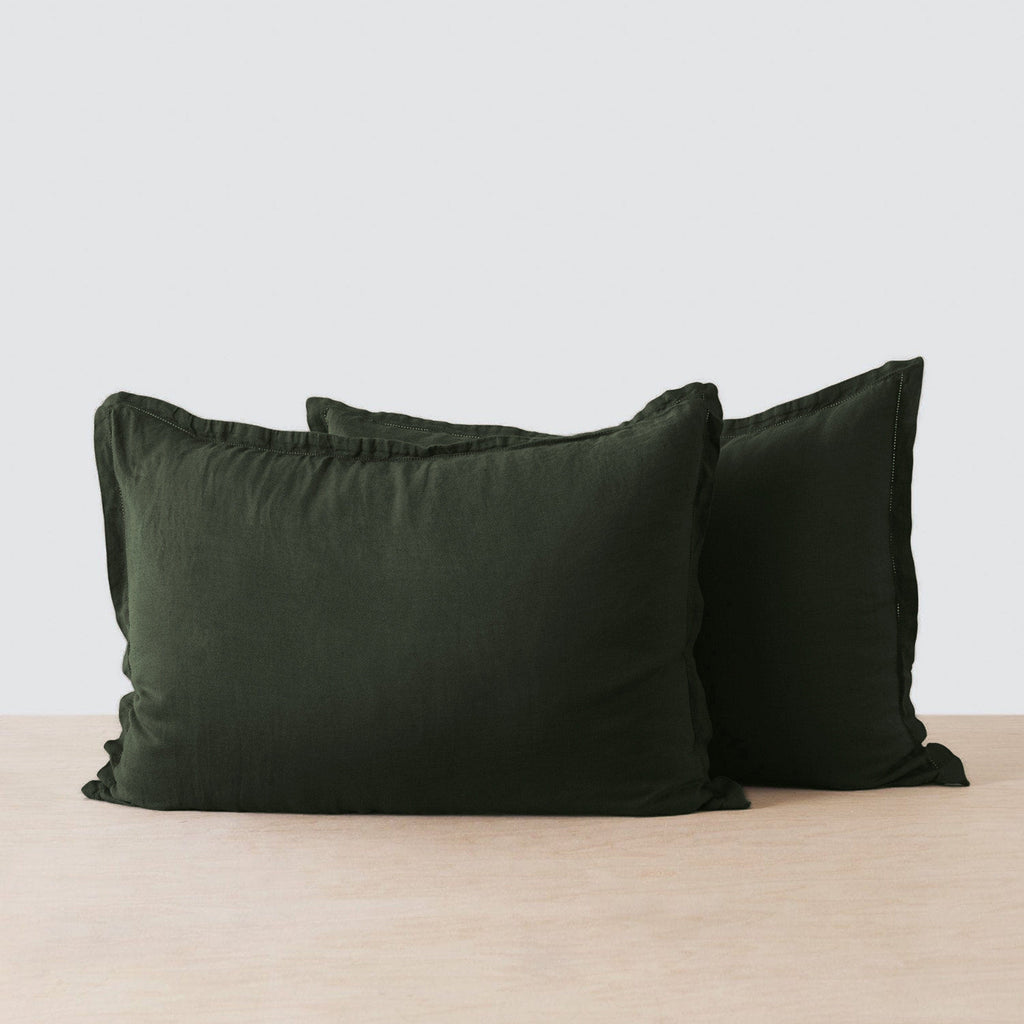 Stonewashed Linen Shams